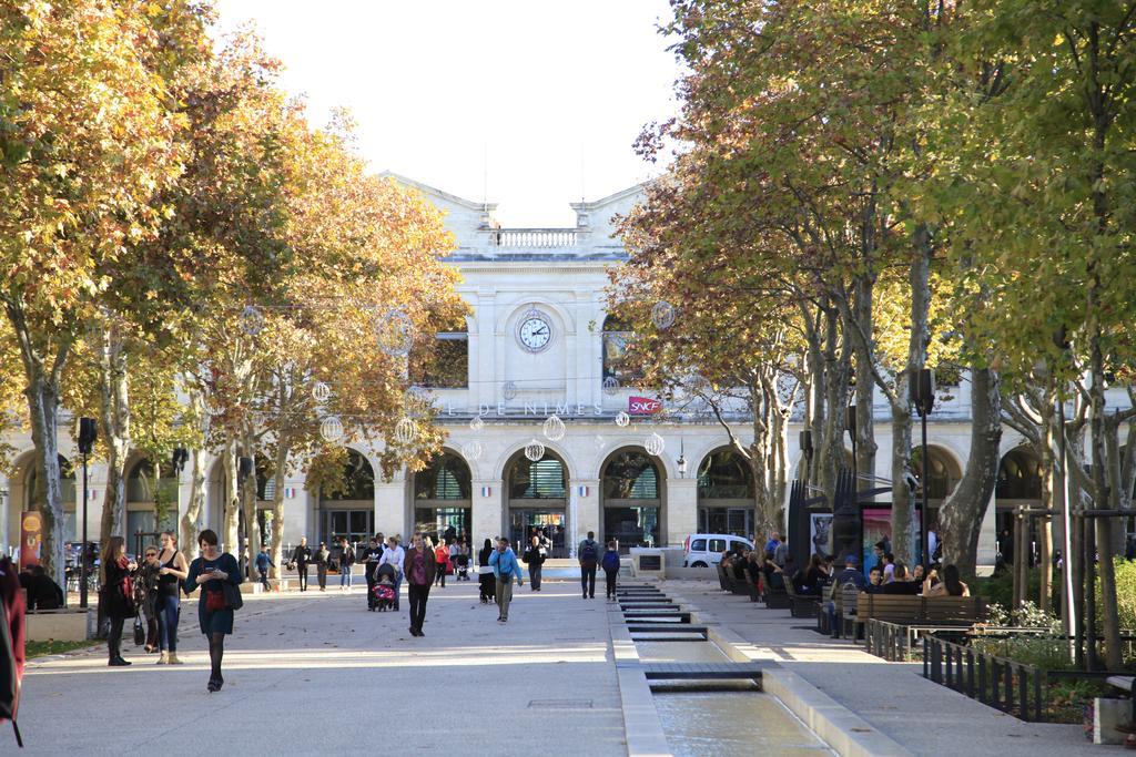 Appart'hôtel Odalys Le Cheval Blanc Nîmes Extérieur photo